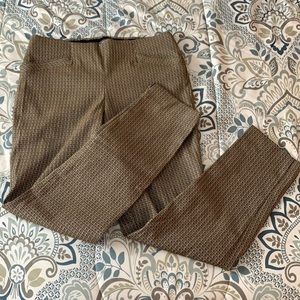 Van Husen black and gold crop pants